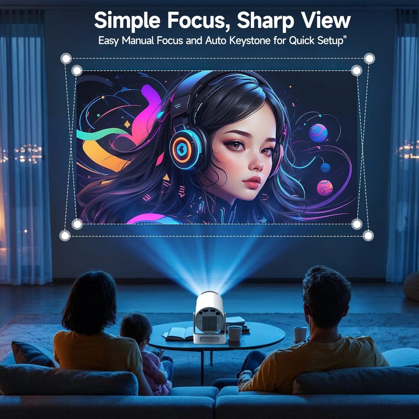 Cinematic Projector Portable Home Theater™